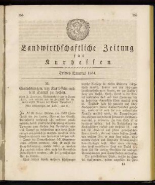 Drittes Quartal 1834
