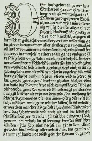 Wyle, Nikolaus von: Translationen