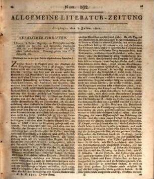 Allgemeine Literatur-Zeitung : ALZ ; auf das Jahr .... 1801,3, 1801, 3