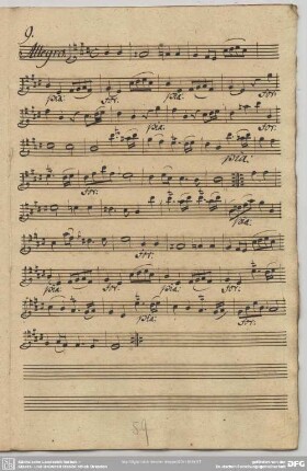 9. Allegro, E-Dur