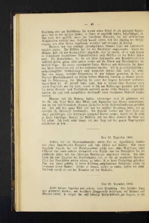 Den 22. Dezember 1902.