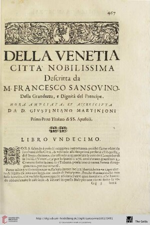 Libro undecimo