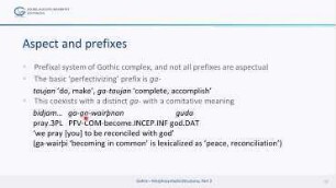 Gothic – Morphosyntactic structures, Part 3: Verbal Syntax