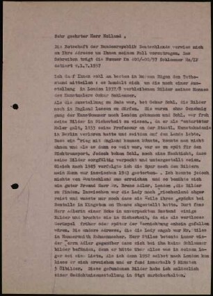 Sehr geehrter Herr Holland, Die Botschaft der Bundesrepublik...