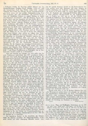 828-829 [Rezension] Merz, Georg, Wege und Wandlungen
