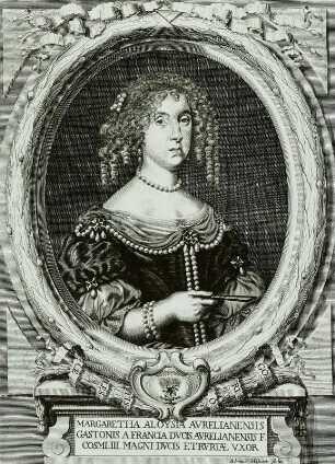Bildnis Marguerite d'Orléans, der Gattin von Cosimo III. de' Medici