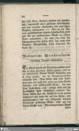 Wesentliche Weinsteinsäure