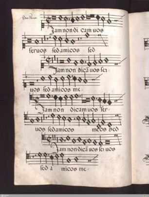 Dominicus Phinot : Jam non dicam vos servos
