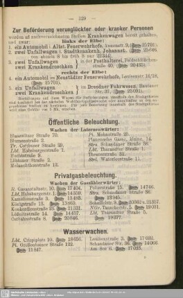 Öffentliche Beleuchtung