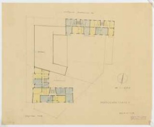 Bürohaus Bayerischer Platz 1 / Landshuter Straße 21, Berlin-Schöneberg: Lageplan 1:200