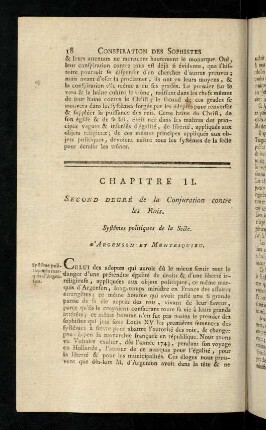 18-49, Chapitre II