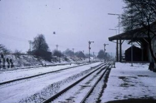 Blaufelden Gleisanlagen Ausfahrsignale Laderampe