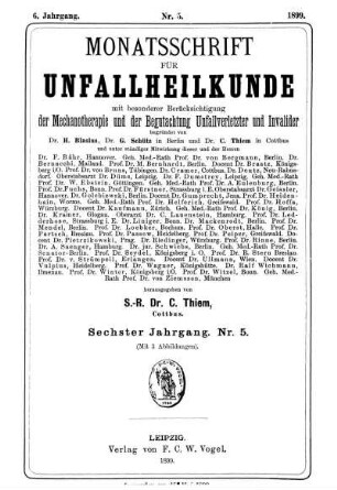 Sechster Jahrgang. Nr. 5.