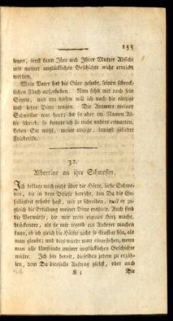 32. Albertine an ihre Schwester.