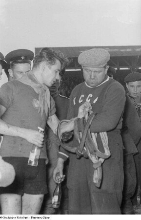 Radrennfahrer des sowjetischen Teams