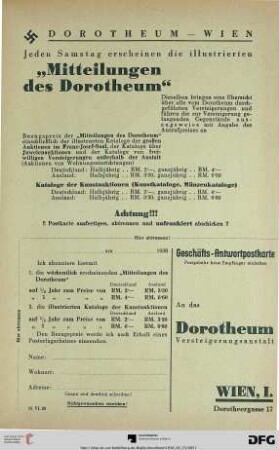 Mitteilung des Dorotheum