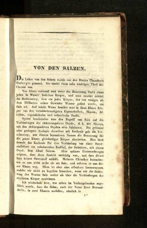 Von den Salzen.