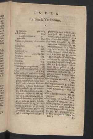 Index rerum & verborum.