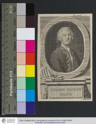 Iohann Ioachim Quanz / Schleuen sc.