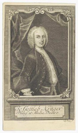 Bildnis des Jo. Gottlob Krüger