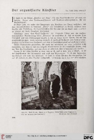 11.1919: Der organisierte Künstler