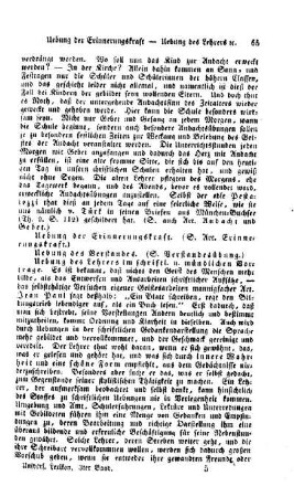 Uebung des Verstandes, (s. Art. Verstandesübung)