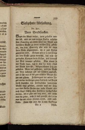Siebzehnte Abtheilung.