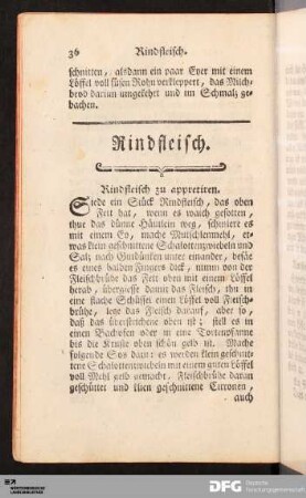 Rindfleisch.