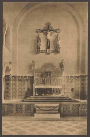Ansichtskarte Altar der "St. Clemens-Kirche", Königgrätzer Straße 106 [2/2]