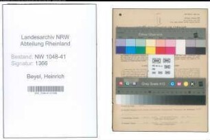 Entnazifizierung Heinrich Beyel , geb. 02.01.1895 (Polizist)