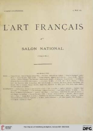 Numéro exceptionnel (15 Mai 1891)