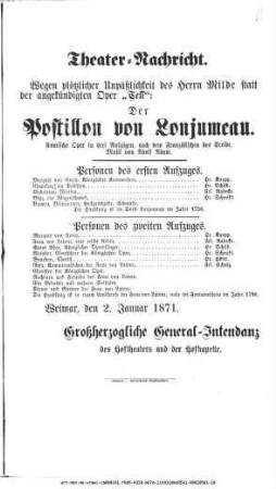 Postillon von Lonjumeau