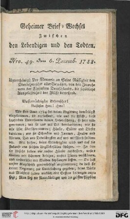 [Nro. 49-52] (Decemb. 1788)