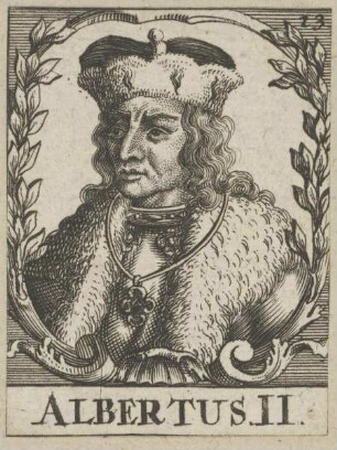 Bildnis von Albertus II., Markgraf von Brandenburg