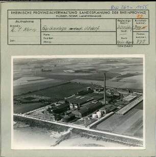 Leverkusen-Hitdorf, Industrieanlage