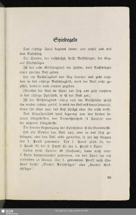Spielregeln