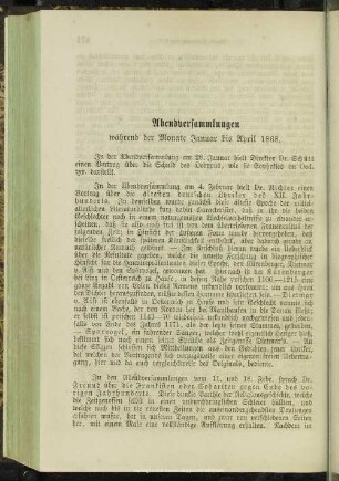 Abend-Versammlungen