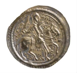 Münze, Pfennig, Brakteat, 1170 - 1184