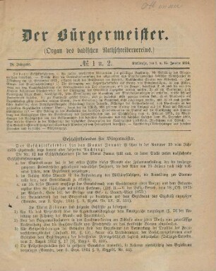 1./15. Januar-15. Dezember = No. 1/2-24