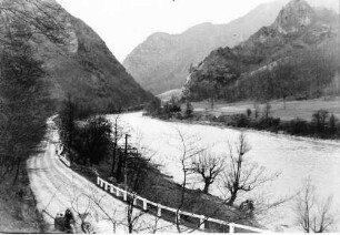 Cornet: Straße im Olttal, von höher