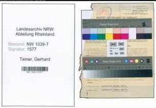 Entnazifizierung Gerhard Teiner , geb. 13.03.1913 (Geschaeftsfuehrer)