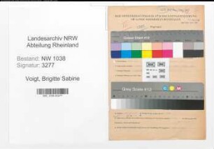 Entnazifizierung Brigitte Sabine Voigt , geb. 25.03.1918 ()