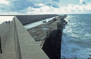 Neue Mole Schutzhafen Helgoland