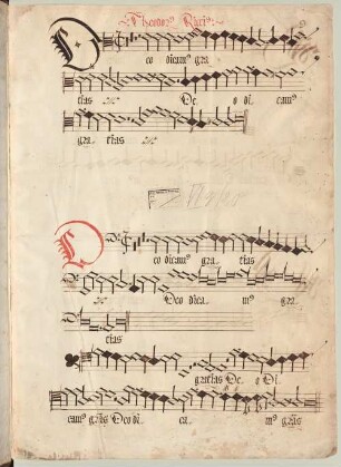 Großformatiges Chorbuch - Staatliche Bibliothek Ansbach VI g 20