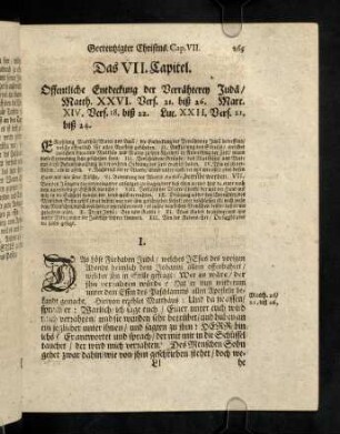 265-277, Das VII. Capitel