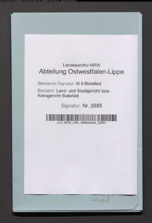 Erblasser: Tuschenstrieker, Christoph; Erblasser: Tuschenstrieker, Anna Maria, geb. Hoewelhasse: Testament