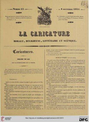 Numéro 45 (8 Septembre 1831) Planches 90,91