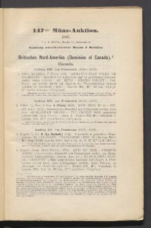 Britisches Nord-Amerika (Dominion of Canada)
