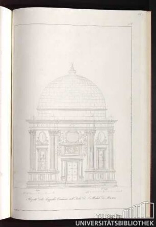 Prospetto della Cappella Emiliana nell' Isola di S. Michele di Murano