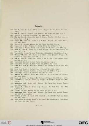 Päpste (Nr. 2383-2485)